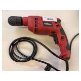 Hyper Tough 1/2" Hammer Drill, turns on