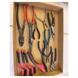 Lot of Pliers and Cleaning Brushes