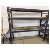Metal Storage Rack Shelving Unit (No contents)