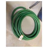 Green Rubber Hose with Quick Connect Fittings