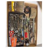 Mixed Lot of Drill Bits, Taps, Files, 3M Sanding Blocks, and Other Tools