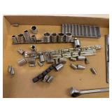 Variety of Sockets and Ratchet