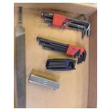 Assorted Allen Wrenches and File