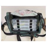 Okeechobee Fats Tackle Bag with Assorted Fishing Lures and Tackle