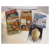 Lot of Assorted Magazines and Catalogs - Gardening, Fishing, and Clockmaking