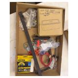 Box Lot with Inseego Router, Stanley Staples, and Hardware