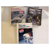 Lot of 3 Outboard and Stern Drive Shop Manuals - Johnson/Evinrude, Mercury, Mercruiser