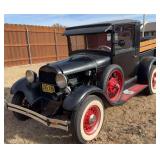 1929 Ford Model A, Completely restored, 12 Volt Negative Ground, New Tail Lights, Wiring, Electric Power Steering, New Coker Classic Tires & Rims