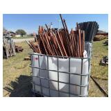 7 ft steel t-posts, approx 75