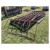 (6) Metal 10ft Livestock Panels