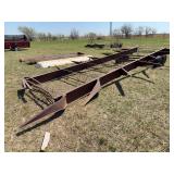 Mobile home frame, damaged