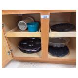 Assorted Serving Dishes and Ice Tea Maker