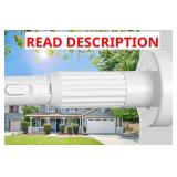 Tension Curtain Rod White Shower Rod 40-126IN Long