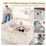 Playpen for Babies and Toddlers 50x50 inch - Baby