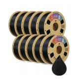 OVERTURE 10KG Bundle PLA Filament 1.75mm, Neatly W