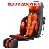 Lvrunben Shiatsu Back Massager with Heat, 3D Knead
