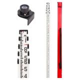 16ft Aluminum Grade Rod with Bubble Level - 5-Stag
