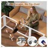 Bienven Clear Acrylic Dog Playpen, Transparent Dog