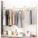 ORSENIGO Industrial Pipe Clothing Rack, Heavy Duty