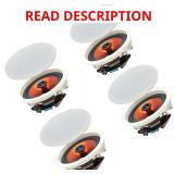 Herdio 6.5" 600 Watts Bluetooth Ceiling Speakers W