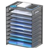OUTWOLF 10 Tier Paper Organizer - Letter Tray Mesh