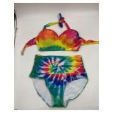 Large tie-dye women s bathing suit