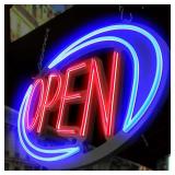Open Signs for Business,32x16 inch Large Bright Op