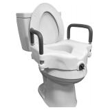 ProBasics E-Z Lock Raised Toilet Seat with Handles