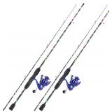 Sougayilang Fishing Rod Combo, 2-Piece 6-Foot Grap