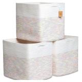 NaturalCozy 13x15x13 Kallax Storage Cubes Bins, 3