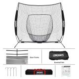 7x7ft/8x8ft Baseball Softball Net with Steel Frame