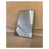 YIROMAN Bathroom Mirror 24"x40", Matte Black Bathr