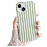 Yeddabox for iPhone 13 Case Cute Striped Phone Cas