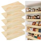 5 Pack Wooden Shelf Covers 24 x 16 Inch,Wire Rack