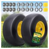 13x6.50-6 Flat Free Tire and Wheel with Rim,Univer
