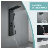 Shower Panel Tower System with Rainfall Shower Hea