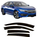 2016-2021 Tape-On Rain Guards for Honda Civic Seda