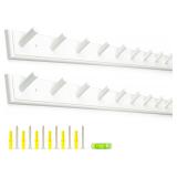 2PCS Coat Rack Wall Mounted, Long 38