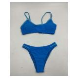 Woman s small blue swimsuit