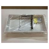 BERNKOT stainless shower, niche white