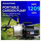 Aquastrong 115V Shallow Well Garden Pump, Stainles