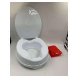 HEALTHSMART 4  universal toilet seat, riser with l