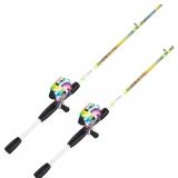 Sougayilang Spincast Reel Fishing Rod Combos,5