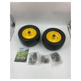 RONPOW 11x6.00-5 Flat Free Lawn Mower Tire and Whe