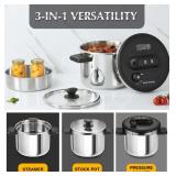 KOCH SYSTEME CS Stainless Steel Pressure Cooker 6.