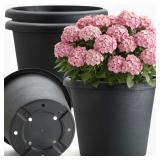 BTPLASTIK Heavy-Duty 4 Pack 14 Inch Plastic Plante