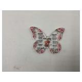 Glass decor butterfly
