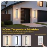 10%-100% Dimmable Outdoor Wall Lights,LED 3000k 45