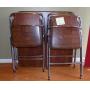 Nice folding card table with 4 chairs