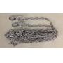 15' stainless light duty chain with clasps